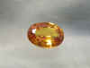 14.5 Carat Fancy Orange Sapphire Faceted Oval