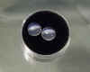 Pair 1.75 Carat Moonstones - Round Polished Cabs